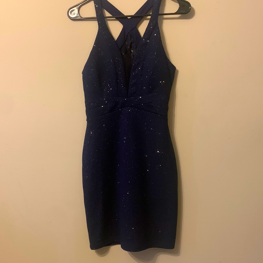 Navy blue dress